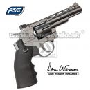 Airsoft Revolver Dan Wesson 4" Silver MB-S GNB CO2 6mm
