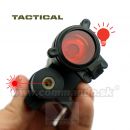 Tactical Laser Red + Svietidlo s červeným filtrom 21mm