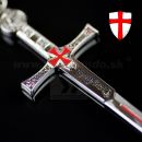 Kľúčenka Templársky meč kovová s krúžkom Sword Templar 09439