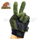 Mastodon Combat Ops Camo Taktické rukavice zelené