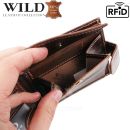 Peňaženka kožená WILD Things Only 5504-1 RFiD dark brown