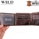 Peňaženka kožená WILD Things Only 5504-1 RFiD dark brown