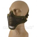 Maska Tactical Gear Olive s kovovou mriežkou MAS-25-OLV