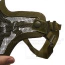 Maska Tactical Gear Olive s kovovou mriežkou MAS-25-OLV