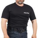 Polícia Tričko čierne s potlačou Basic 129