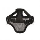 Maska Ultimate Tactical Ventus V2 Black s kovovou mriežkou