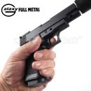 Airsoft Pistol Galaxy G10A Silencer Full Metal ASG 6mm