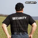 Security tričko s potlačou čierne Basic SBS