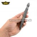 UZI Taktické pero DNA Defender Pen Cuff Key 4 Gun Metal