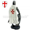 Templar Rytier križiak so štítom 18cm soška 766-5551
