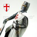 Templar Rytier križiak so štítom 18cm soška 766-5551