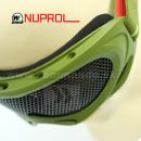 WE Nuprol PMC PRO Taktické zelené okuliare s kovovou mriežkou Olive