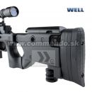 Airsoft Sniper Well L96 MB4403D Black Set ASG 6mm