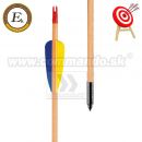 Šípy pre luk 3ks EK drevené 30" Wood arrow