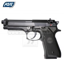 Airsoft Pistol M92FS® Black Spring ASG 6mm