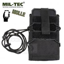 Puzdro na mobil Molle čierne Mobile Phone Pouch MilTec®