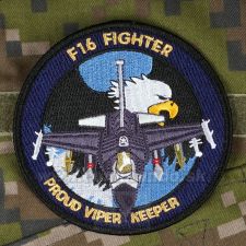 Nášivka F-16 FIGHTER Proud Viper Keeper textilná