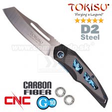 TOKISU zatvárací nôž D2 Carbon G10 CNC Ball Bearing 18714
