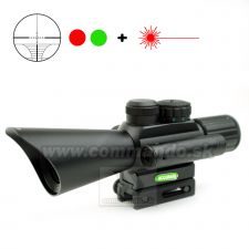 Kolimátor 4x30 + Laser Accurate JGBGM7 Scope Dot Sight  21mm