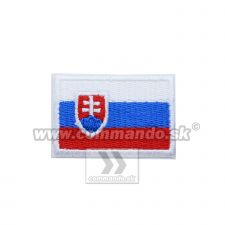 Nášivka Slovakia vlajka malá so suchým zipsom