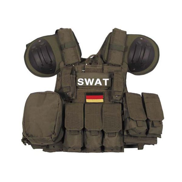 Taktická vesta SWAT Combat - oliv