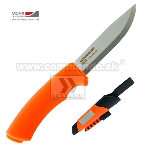 Mora BushCraft Orange Knife 12C27 oranžový nôž