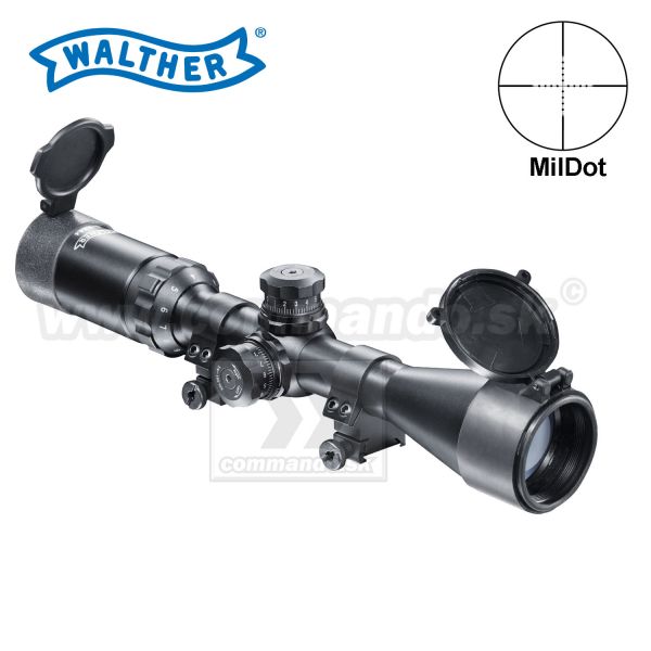 Puškohľad Walther 3-9 x 44 Sniper Scope