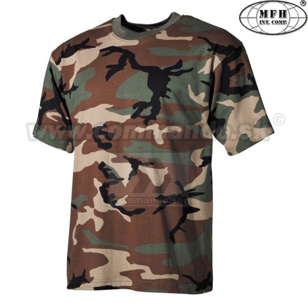 US T-Shirt / tričko MFH, Woodland
