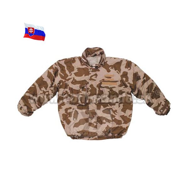 Slovenská armádna páperová bunda vz M97 púštna
