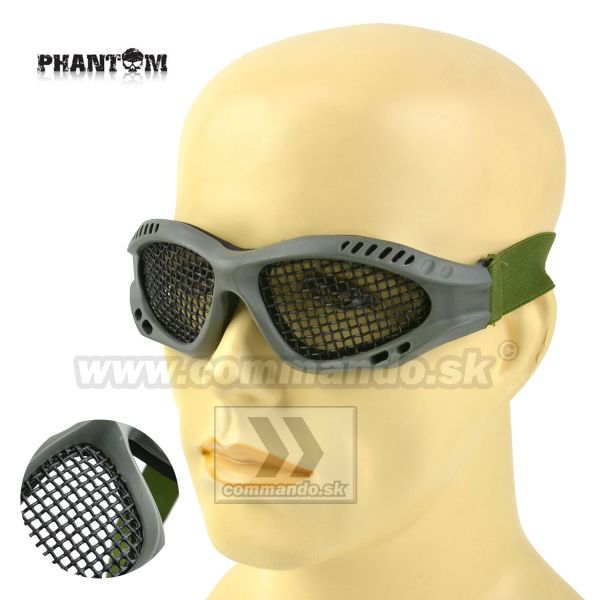 Phantom Taktické okuliare Zero Steel Glasses Green