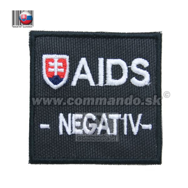 Nášivka AIDS Negative SK