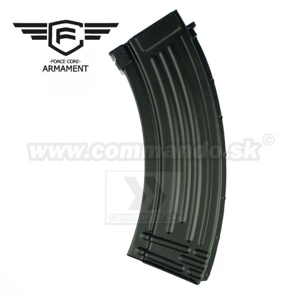 Airsoft zásobník FCI AK Metal Black AEG LowCap 60rd