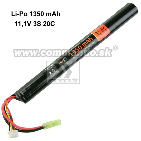 Airsoft GFC Energy Batéria Li-Po Stick 11,1V 1350  mAh