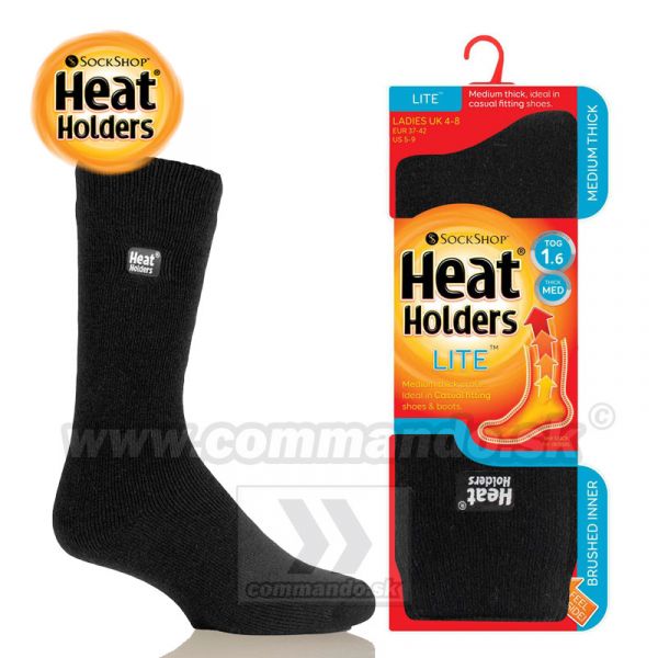 Heat Holders Lite Stredne hrubé ponožky 1.6 vel.39-45