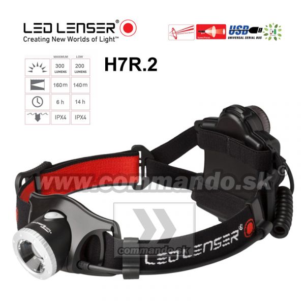 Čelovka Led Lenser H7R.2 Headlamp