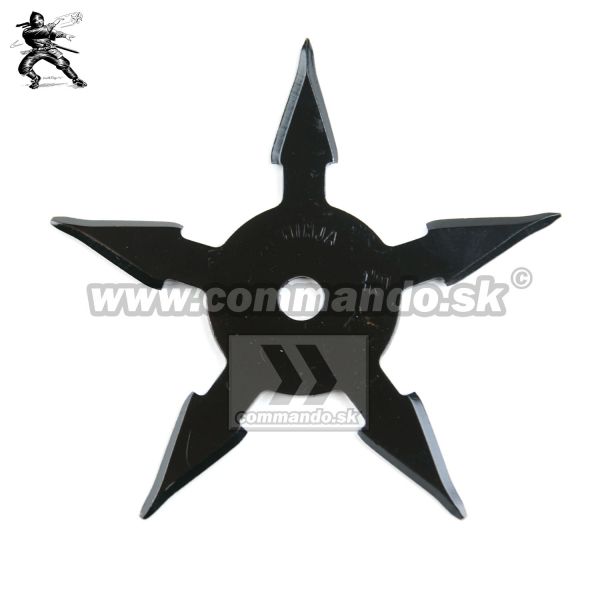 Vrhacia hviezdica Ninja Shuriken Black 5 cípa