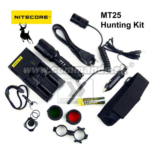 Nitecore MT25 Hunting Kit 390 Lumen svietidlo s príslušenstvom