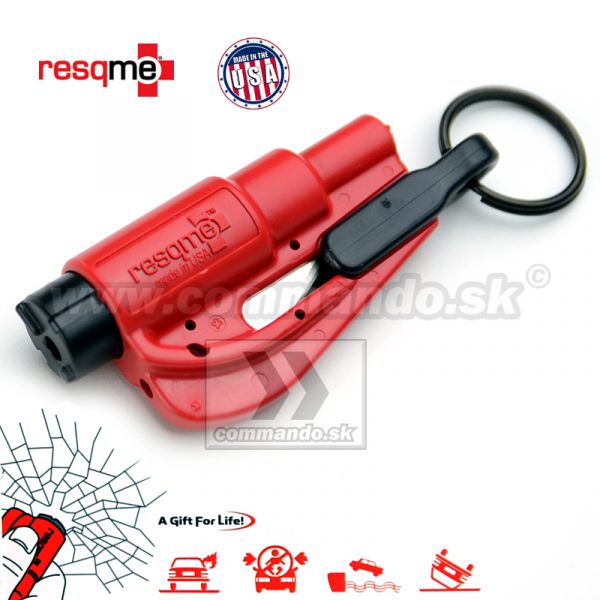 RESQME Tool Red Červená Kľúčenka do auta