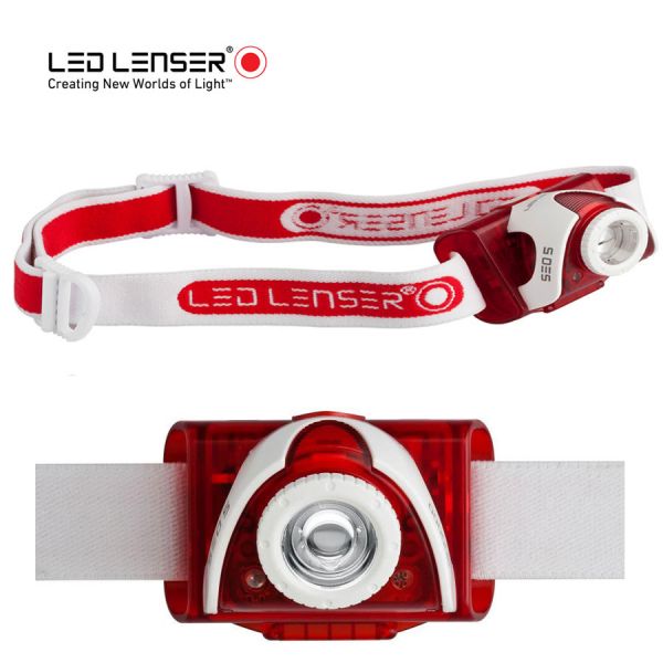 Čelovka Led Lenser SEO 5 červená Red Headlamp