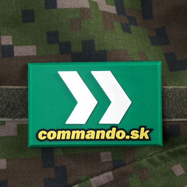 commando.sk 3D gumená nášivka Velcro