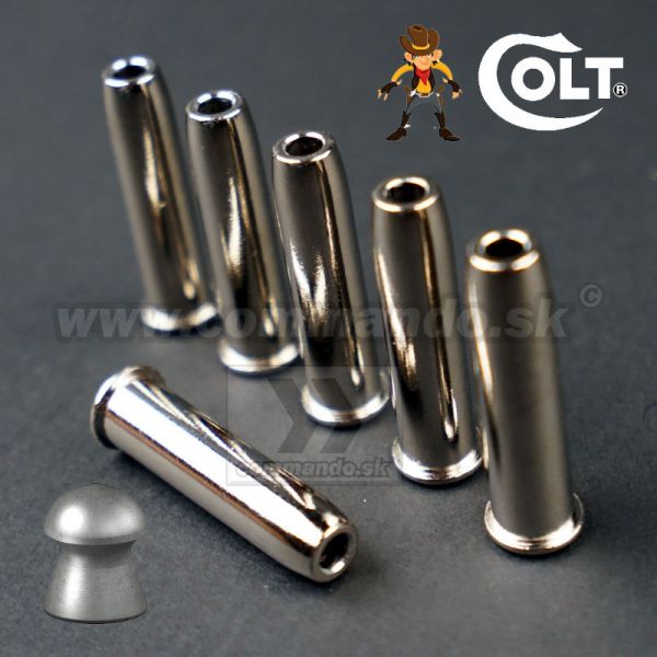 Náhradné nábojnice 6ks Colt SAA CO2 4,5mm, shells