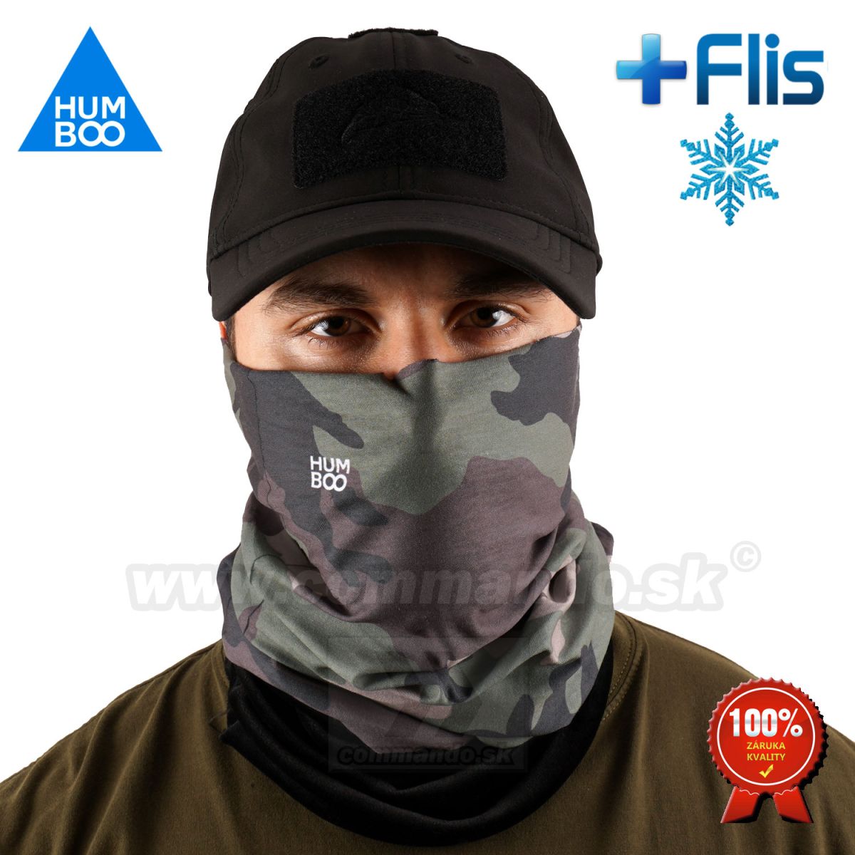 SK-97 s Flisom Woodland HumBoo MultifunkÄnÃ¡ Å¡atka Bufka | Commando.sk