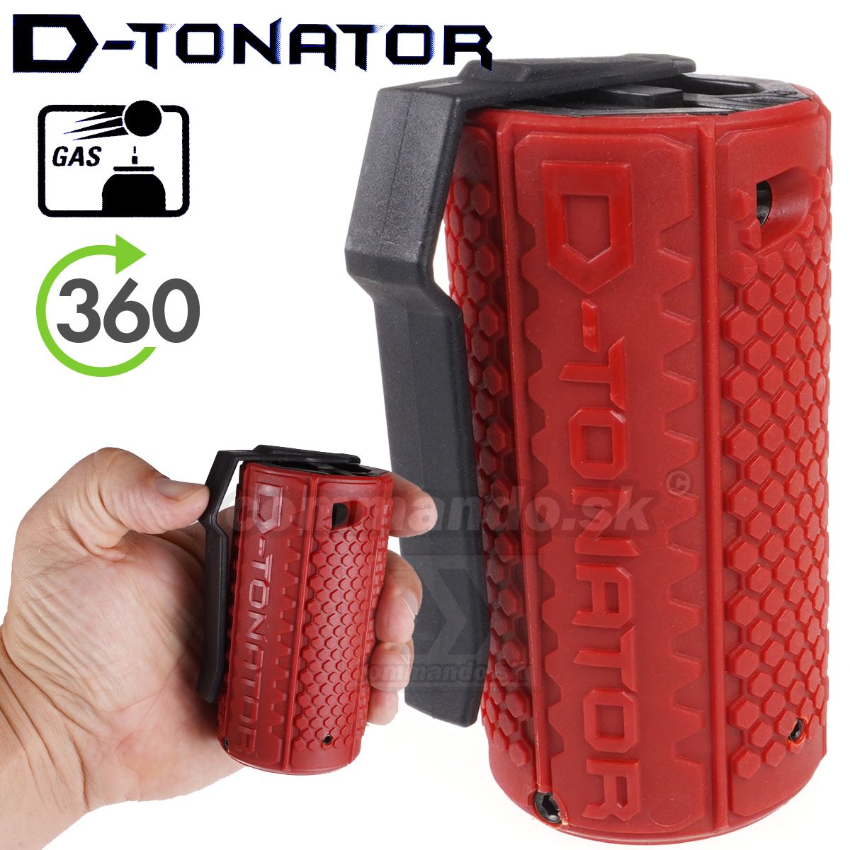 ASG Storm D-Tonator Impact Airsoft Grenade Gas Reuseable