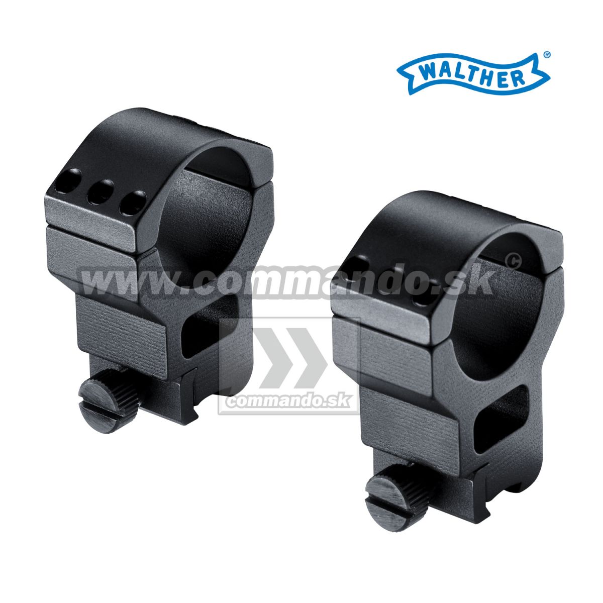 Walther PRS Scope Mount Rings 11mm Montážne podhľadové krúžky Commando.sk