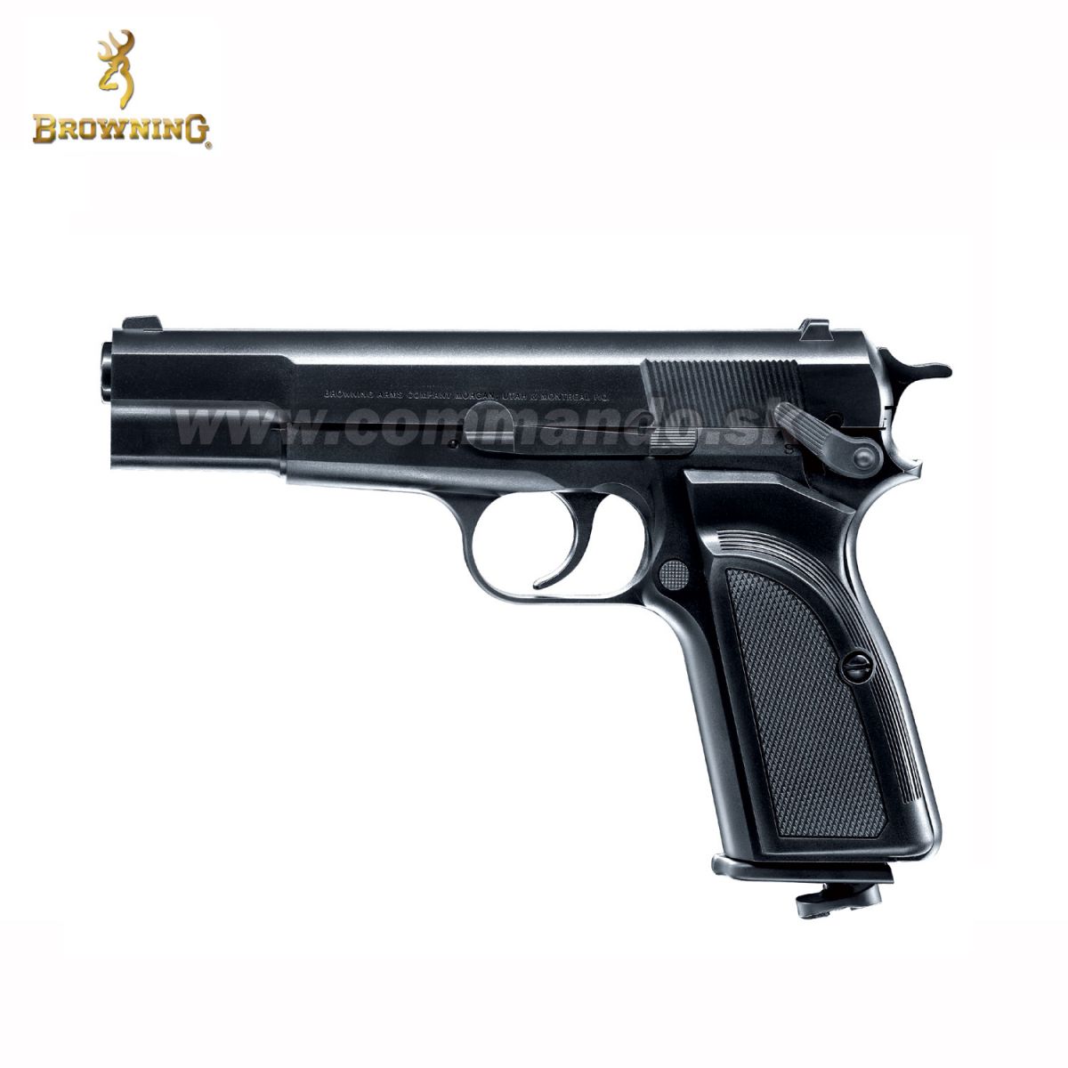 Airsoft Pistol Browning High Power Mark Iii Co2 Gnb 6mm Commando Sk