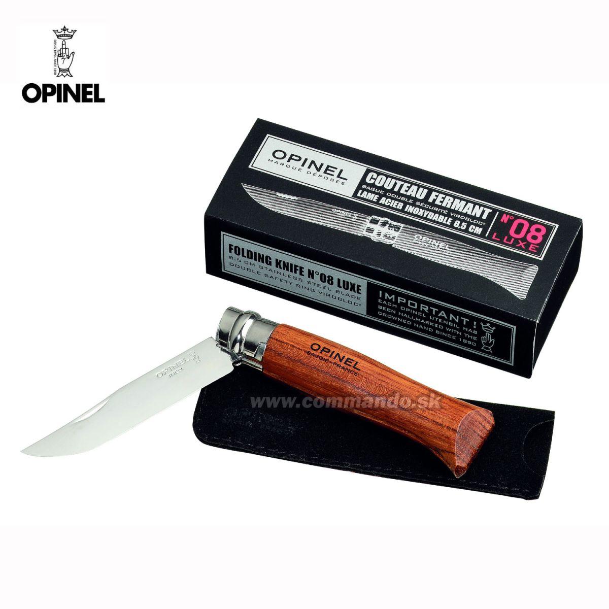 OPINEL LUX Savoie France No.08 Inox zatvárací nôž Commando.sk