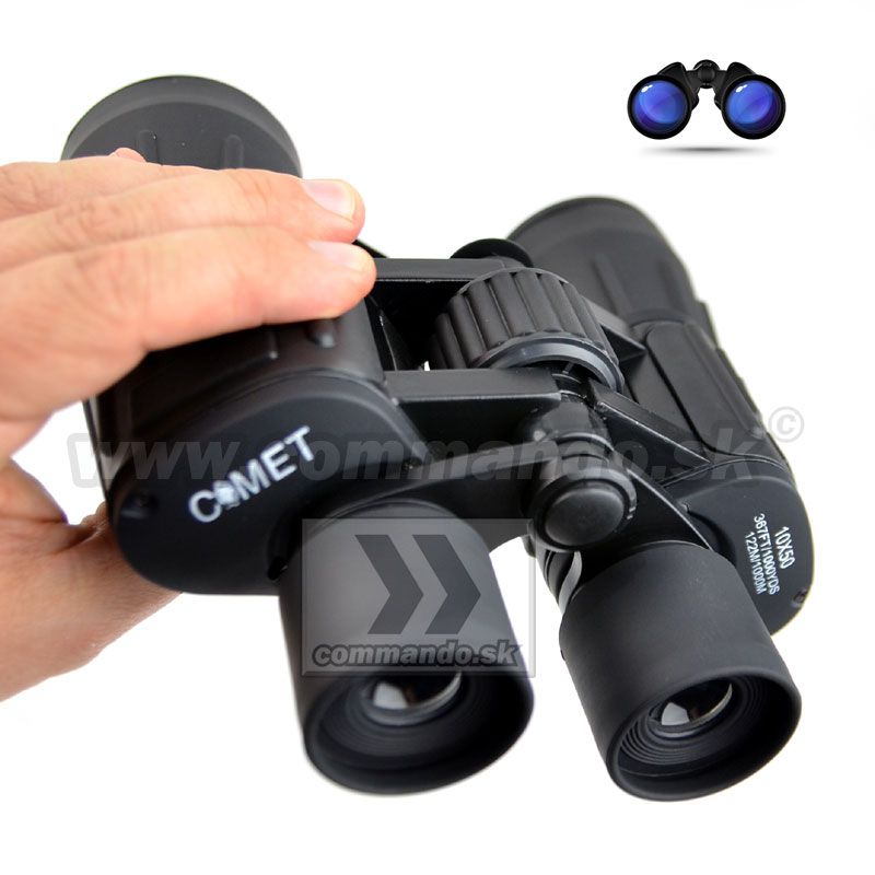 Binocular Ďalekohľad 10x50 Comet Coated Optics zelený | Commando.sk