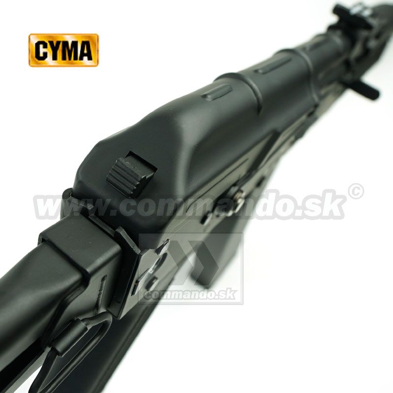 CYMA AKS74M Airsoft AEG Rifle w/ Steel Folding Stock - Black (Metal)  (CM040)