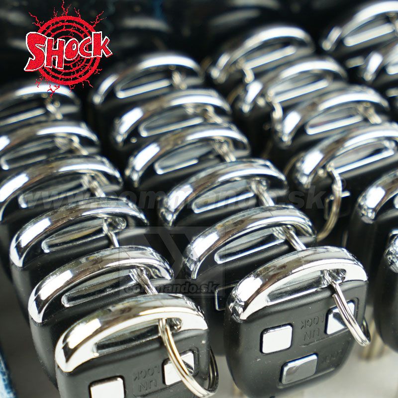 Kľúčenka Shock Car Key Classic s Laserom a Ledkou Commando.sk