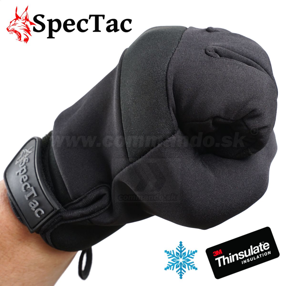 SpecTac SnowMAN Thinsulate™ zimné rukavice | Commando.sk